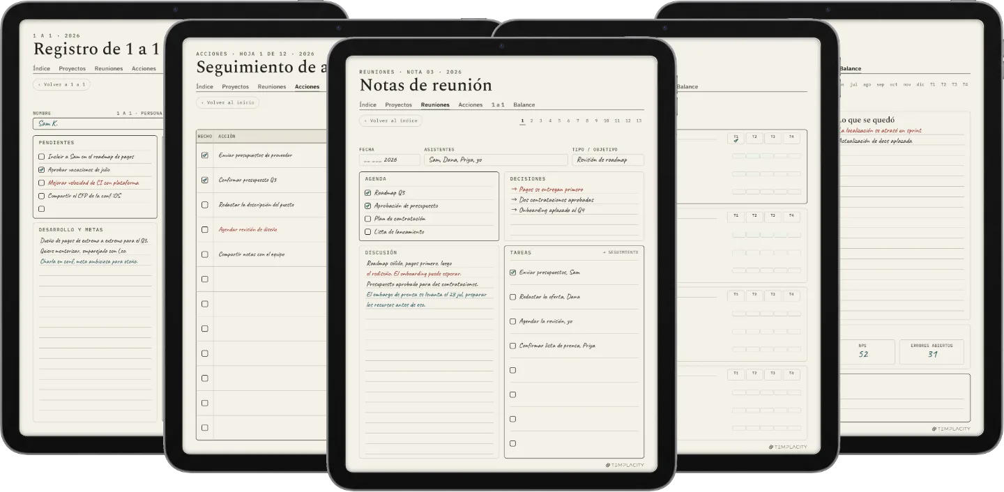 The Planner · Trabajo