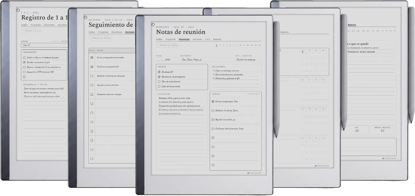 The Planner · Trabajo
