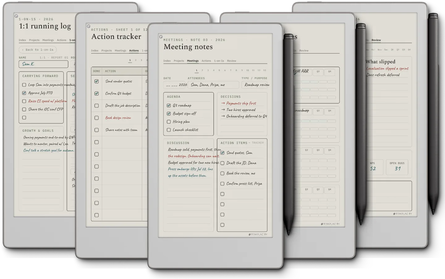 The Planner · Work