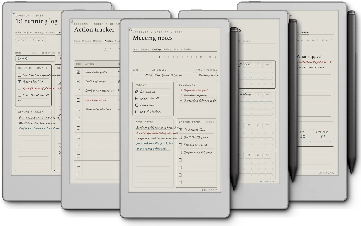 The Planner · Work