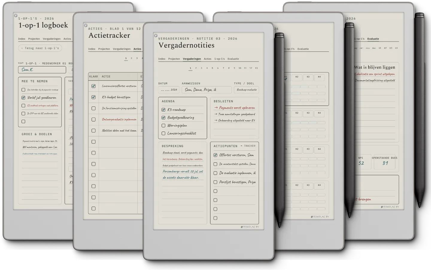 The Planner · Werk