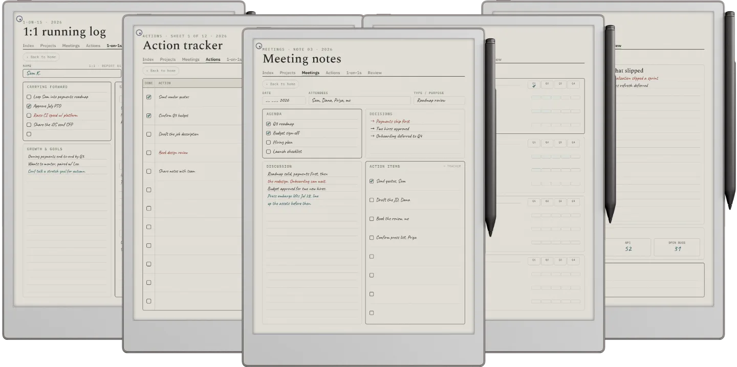 The Planner · Work