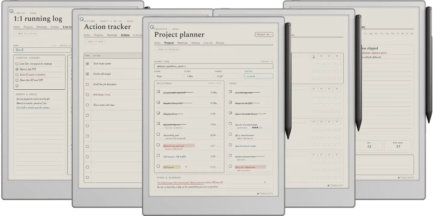 The Planner · Work