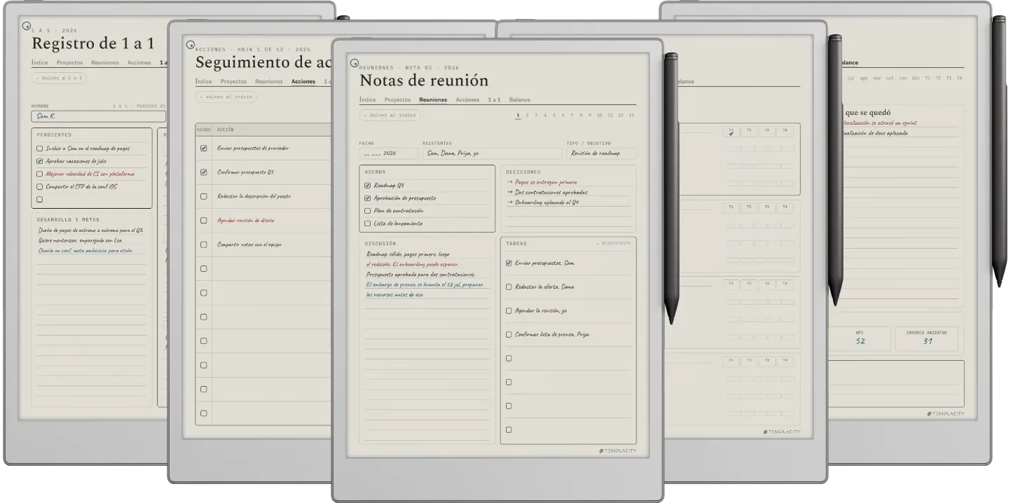 The Planner · Trabajo