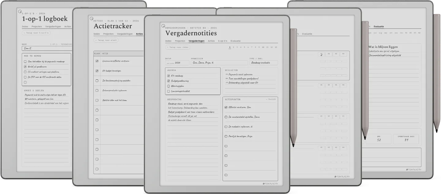 The Planner · Werk