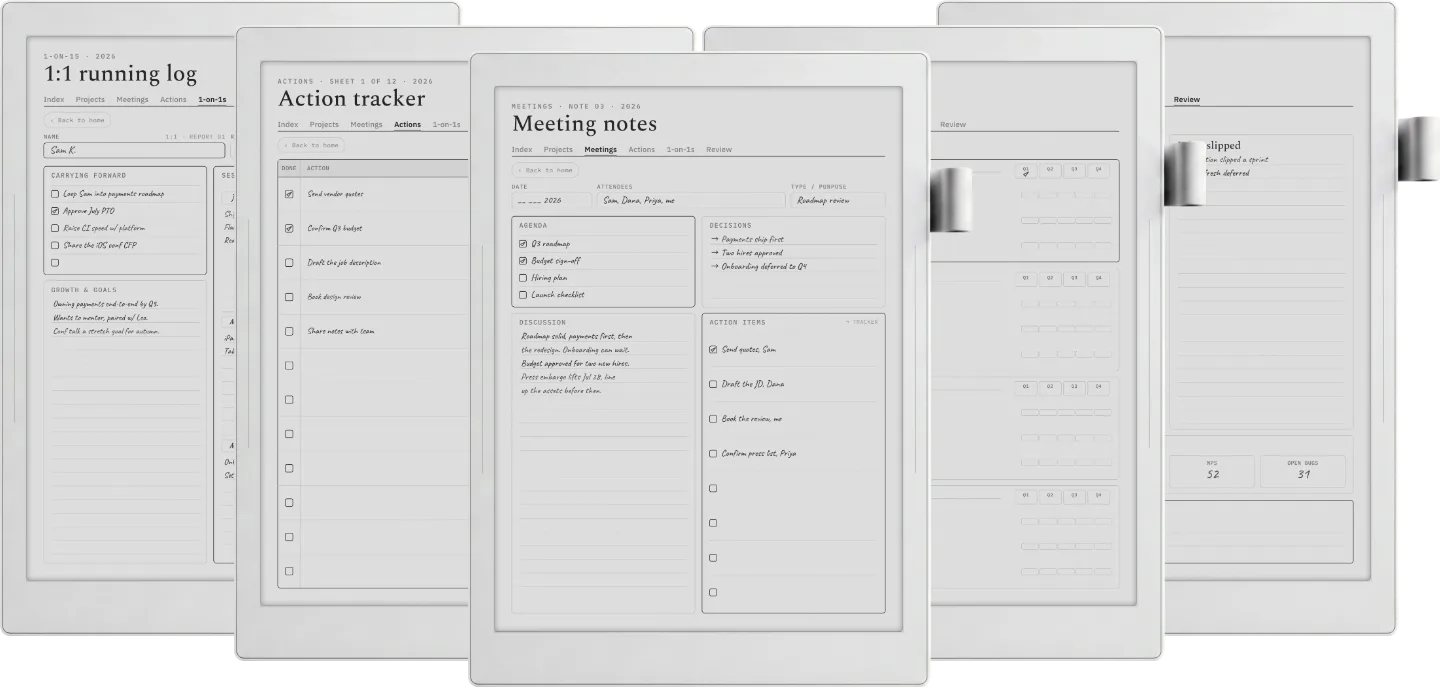 The Planner · Work
