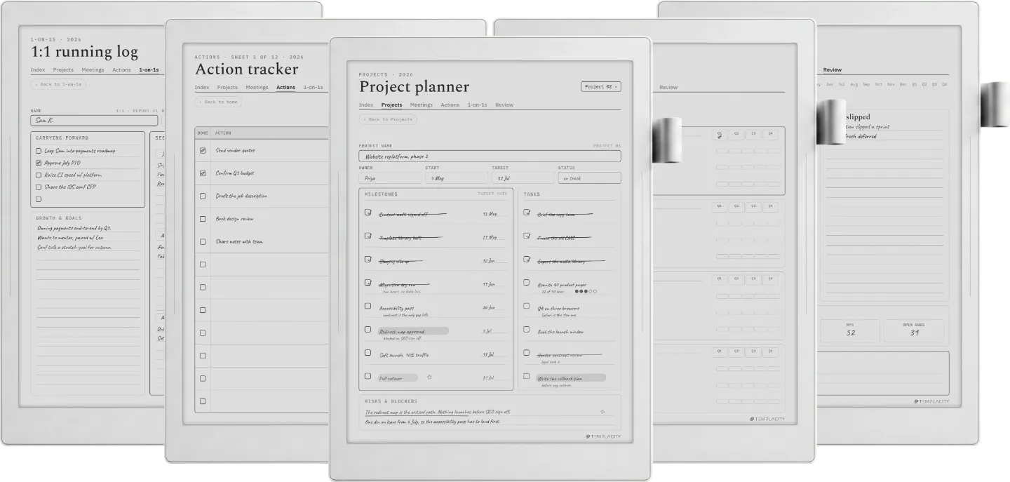 The Planner · Work