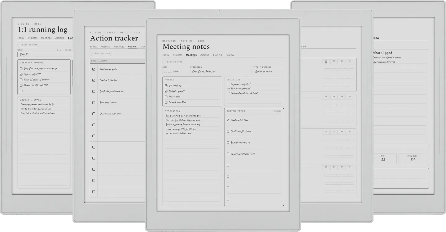 The Planner · Work