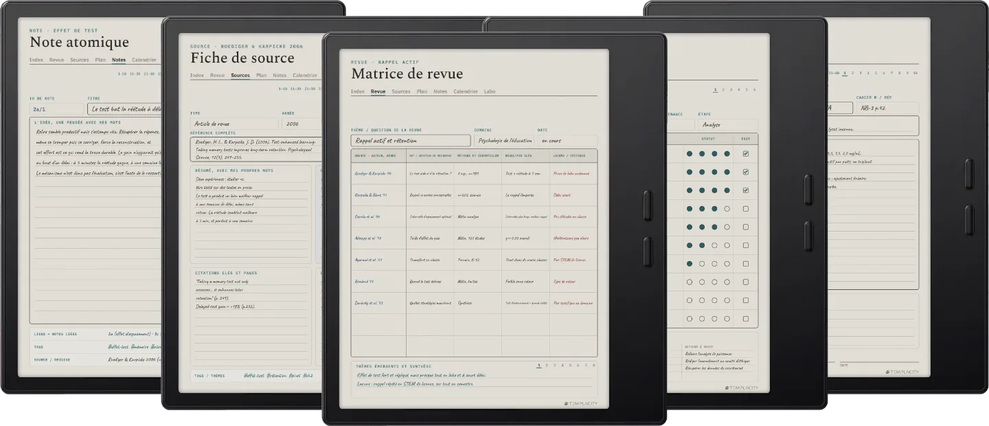 The Planner · Recherche