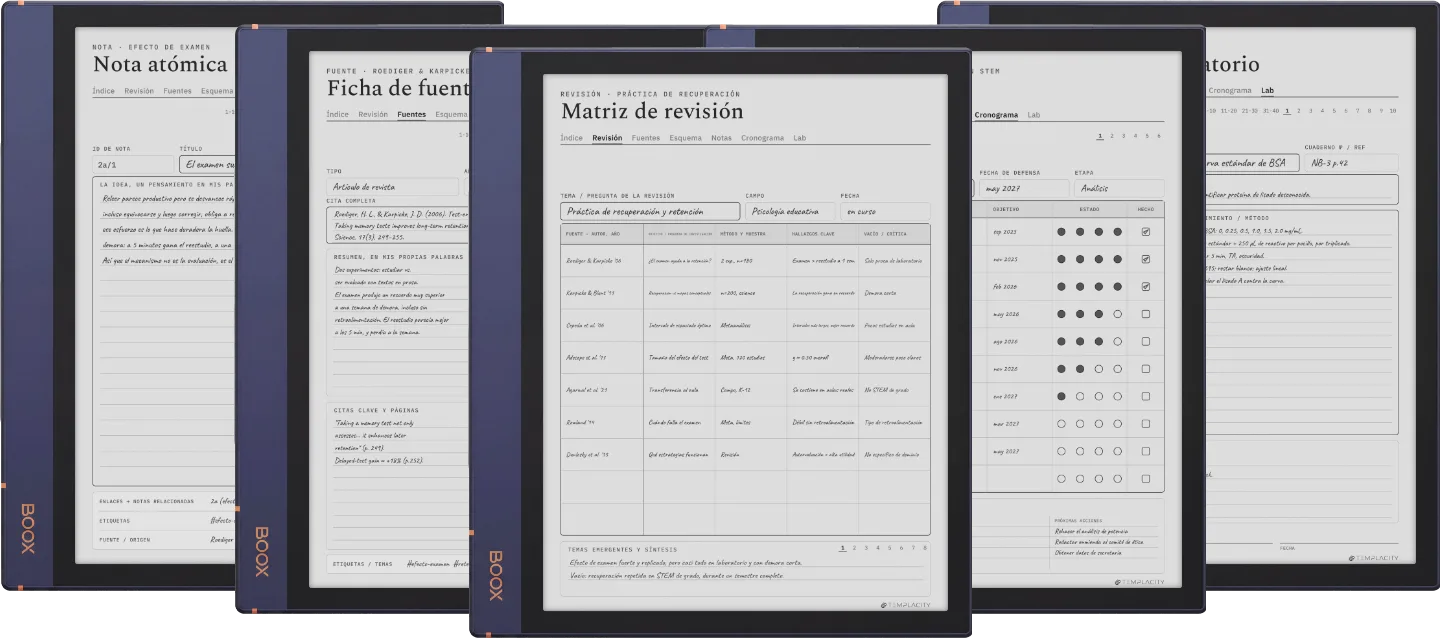 The Planner · Investigación