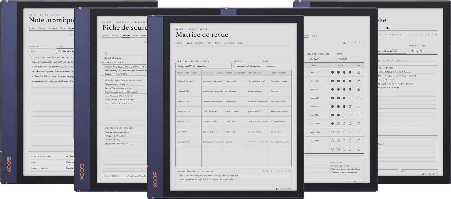The Planner · Recherche