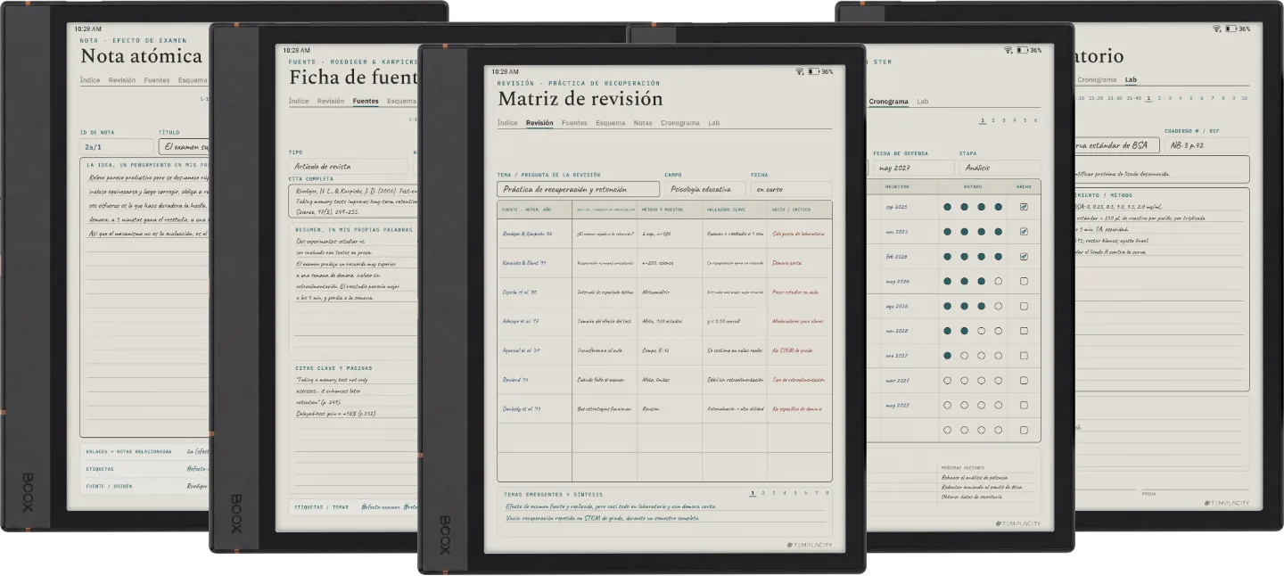 The Planner · Investigación