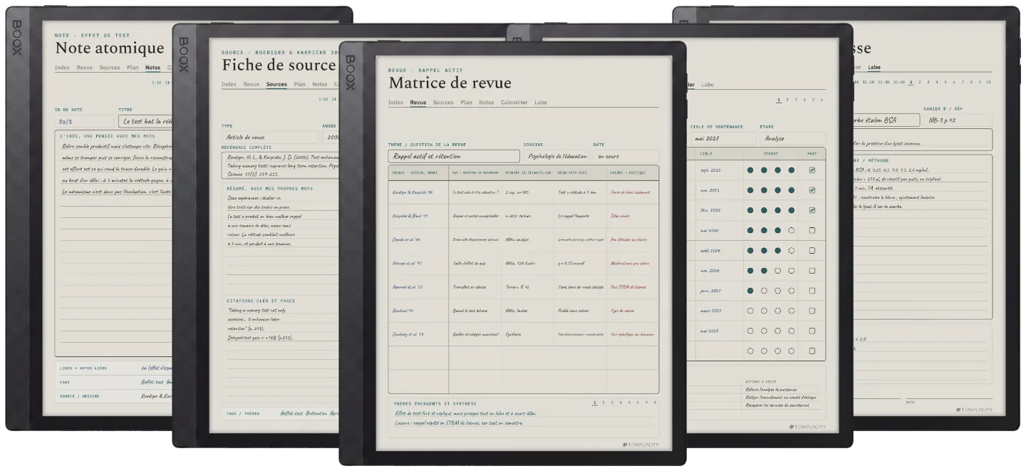 The Planner · Recherche