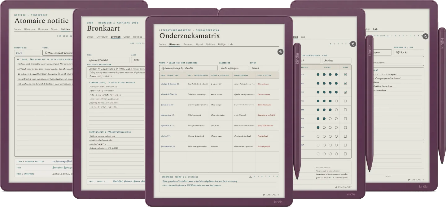 The Planner · Onderzoek