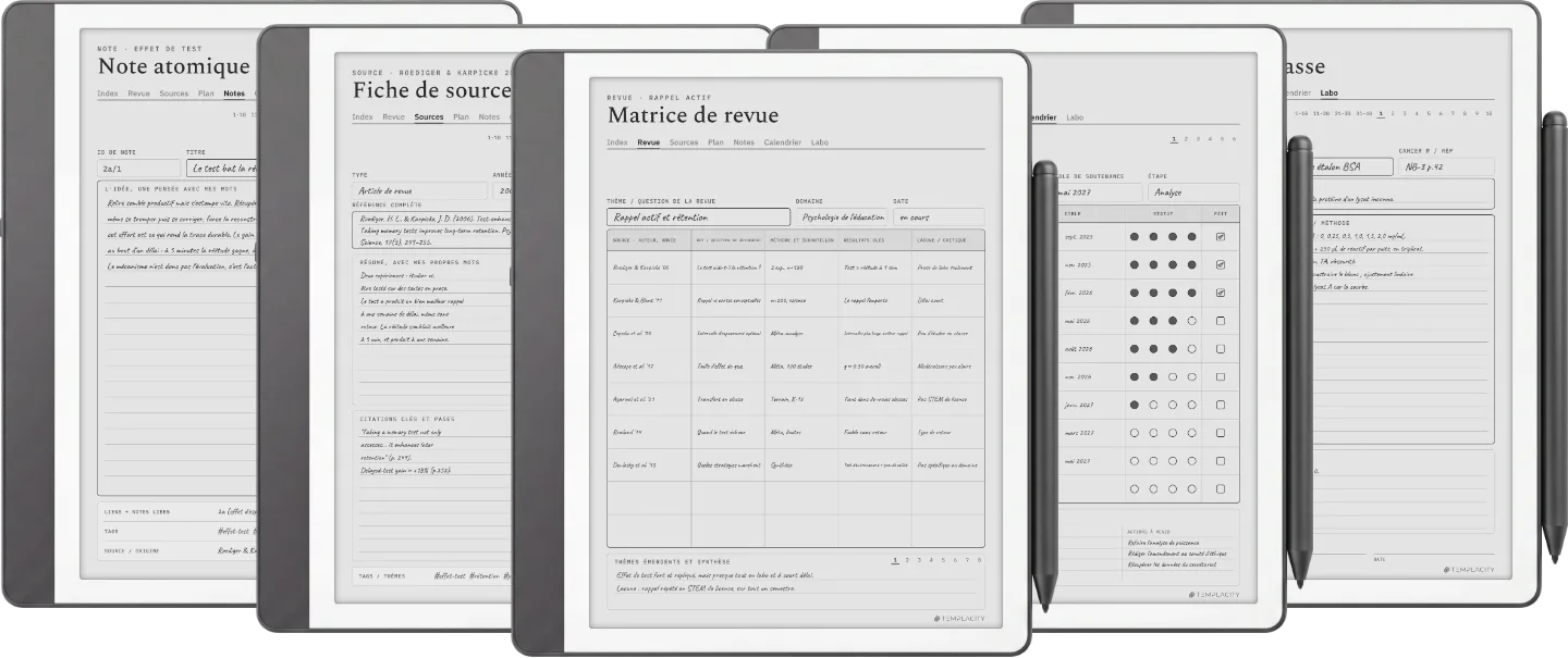 The Planner · Recherche