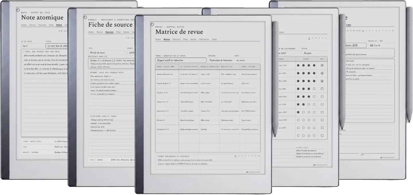 The Planner · Recherche