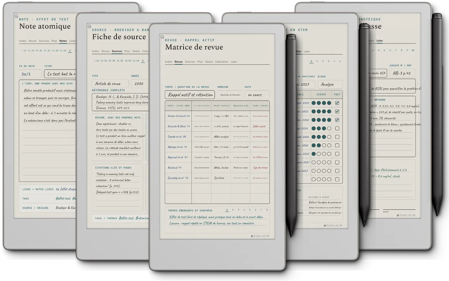 The Planner · Recherche