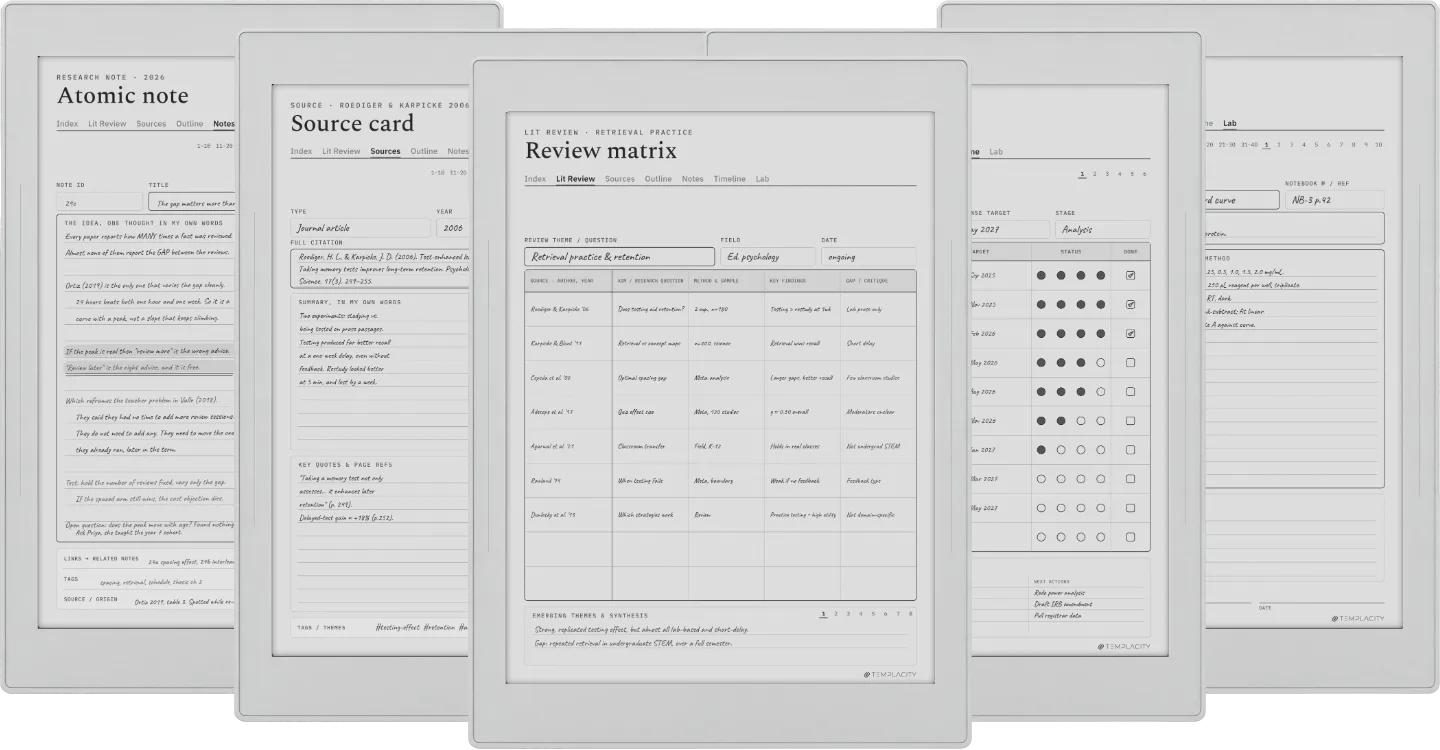 The Planner · Research