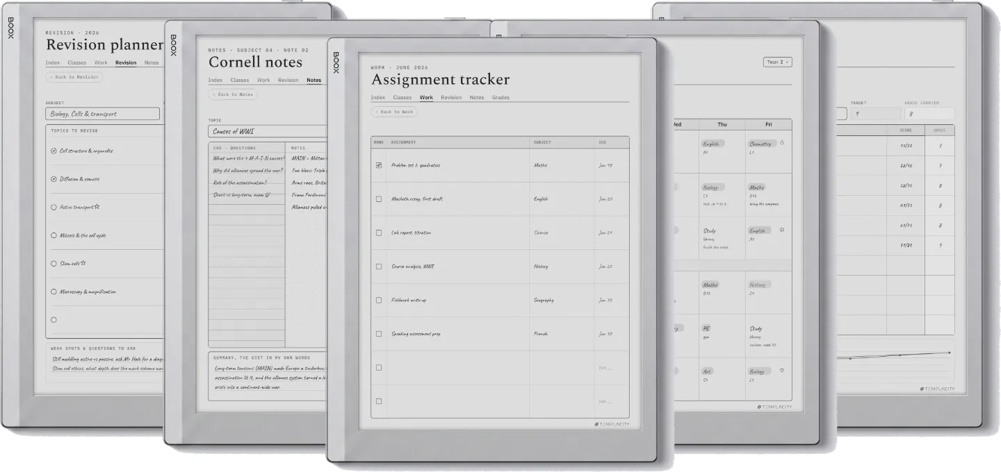 Digital Student Planner