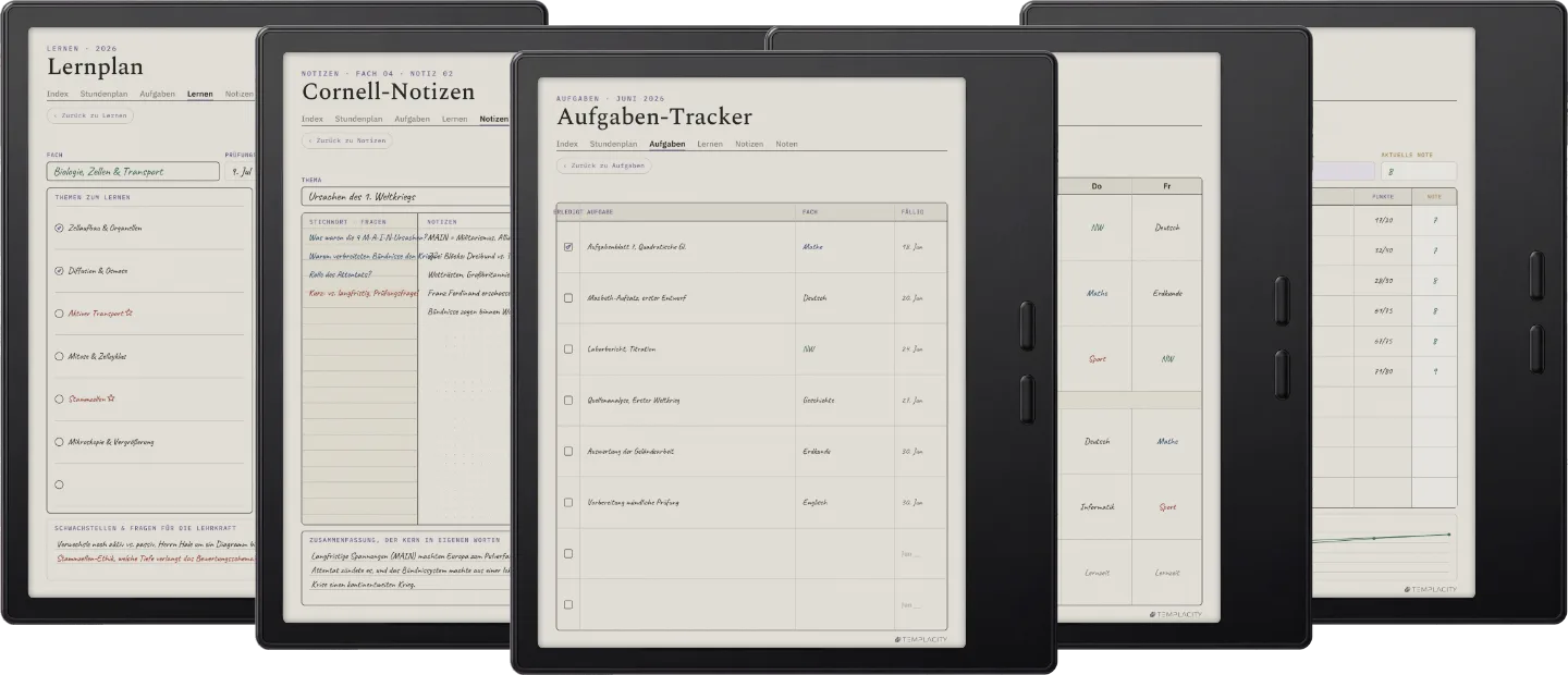 The Planner · Studium