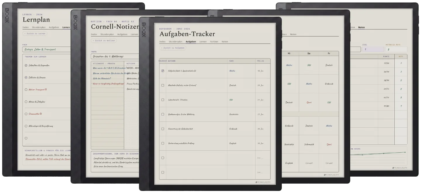 The Planner · Studium