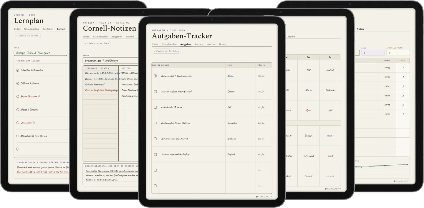 Digitaler Studienplaner