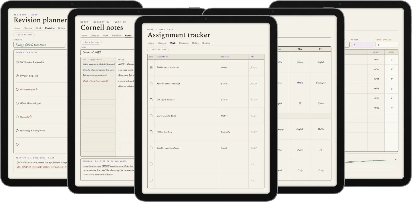 Digital Student Planner