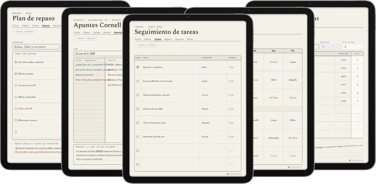 The Planner · Estudiantes