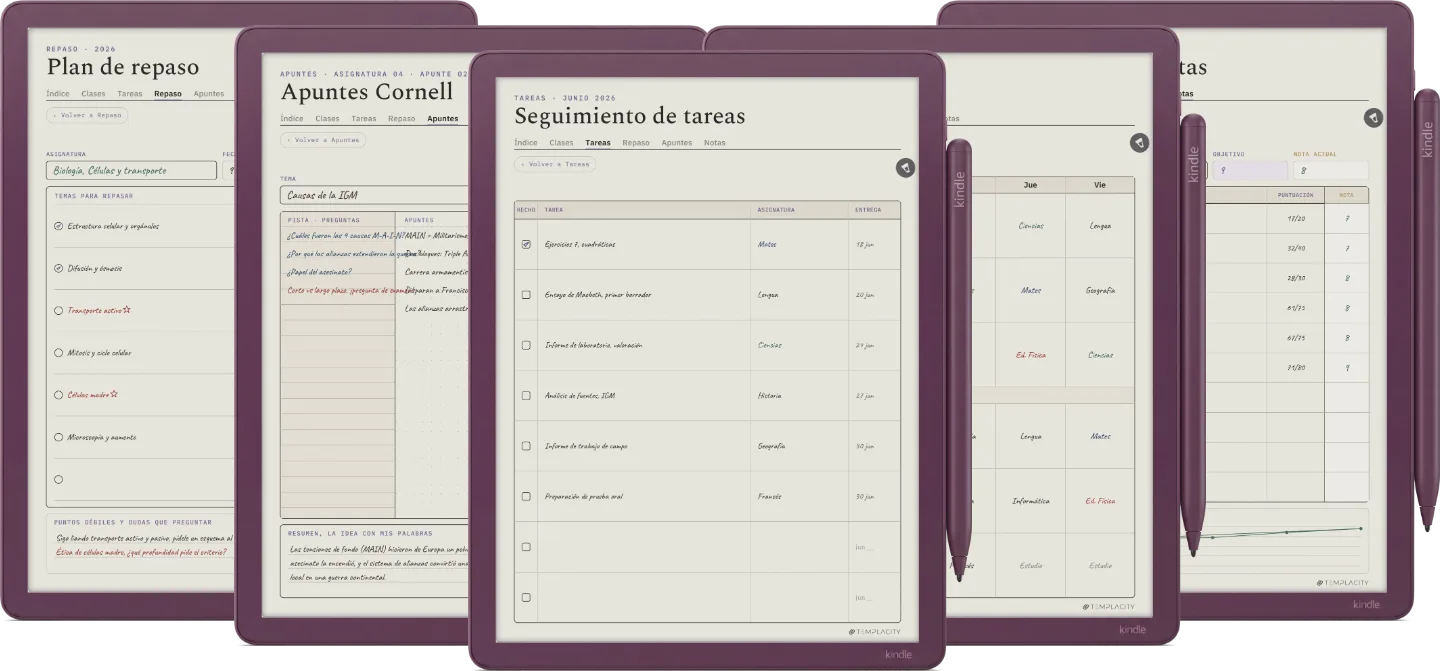 Planner digital para estudiantes