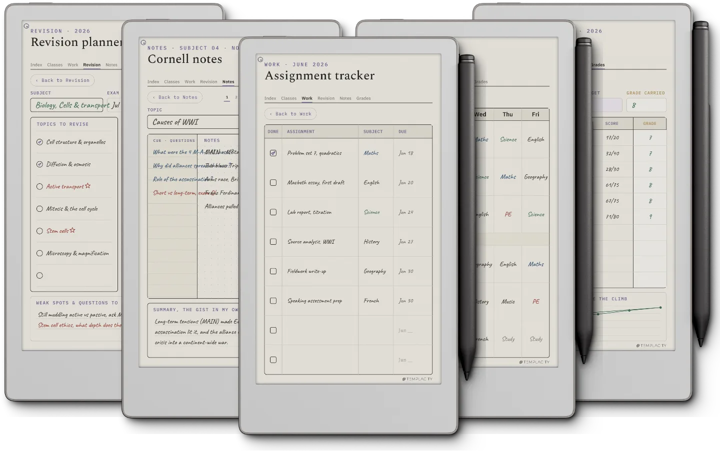 Digital Student Planner