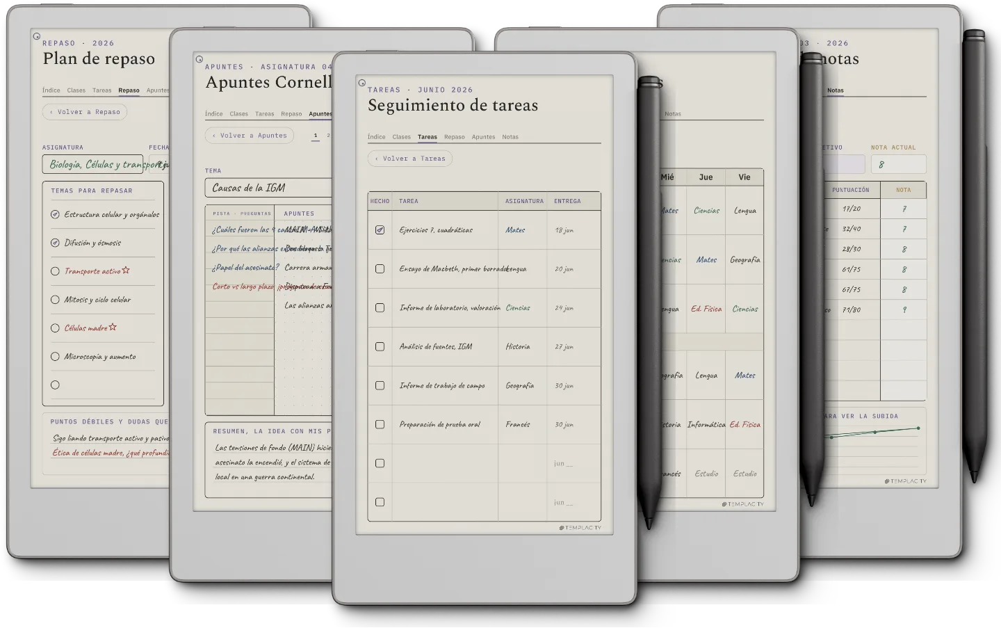 The Planner · Estudiantes