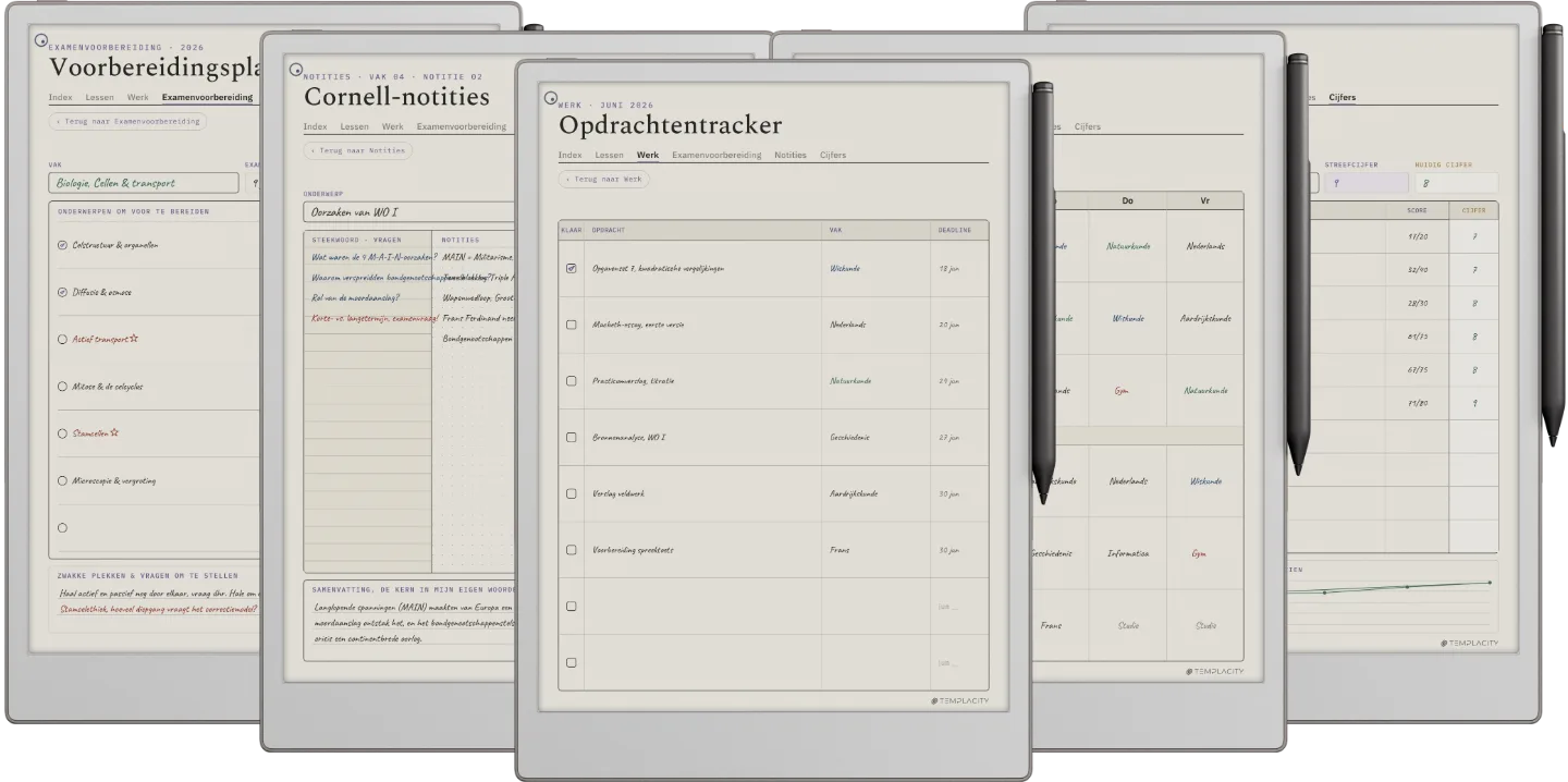 Digitale studentenplanner