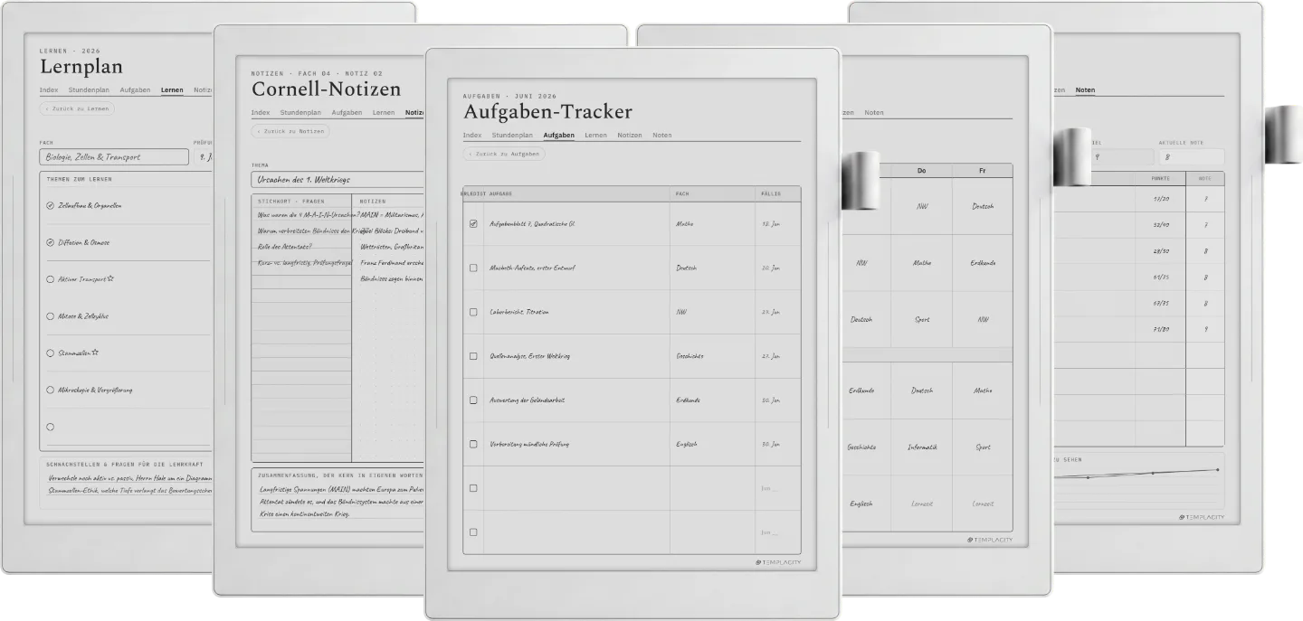 Digitaler Studienplaner