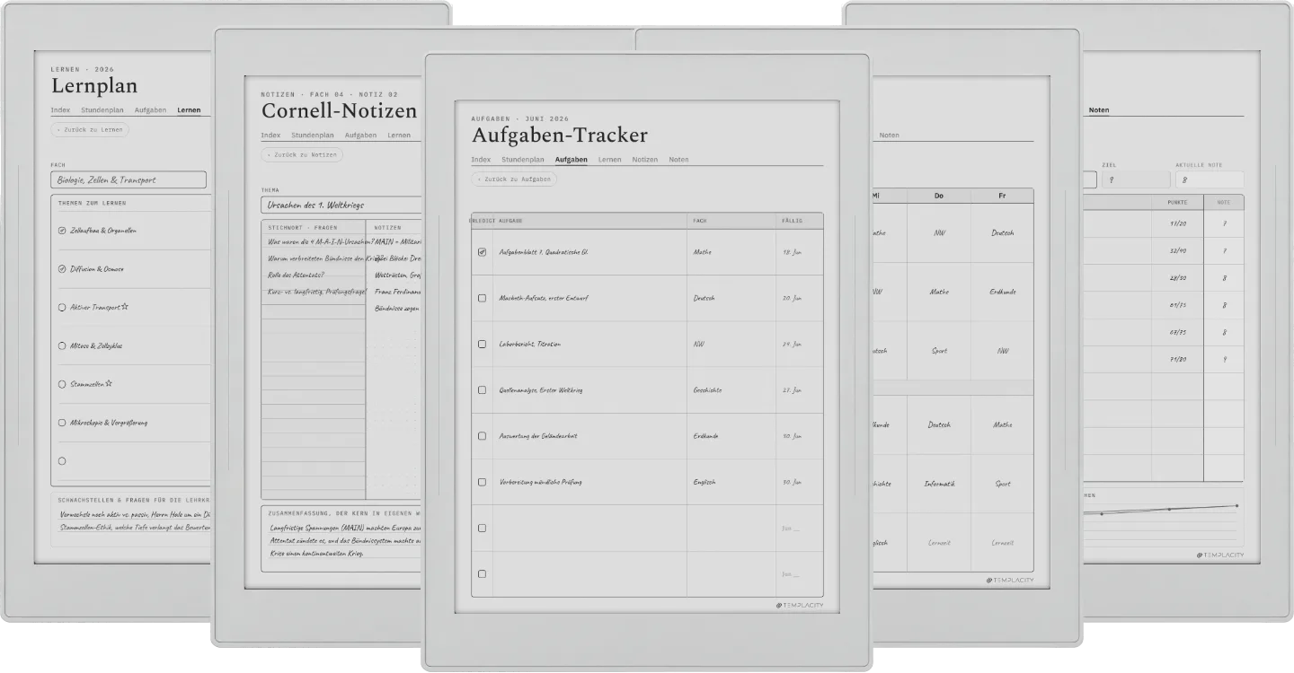 Digitaler Studienplaner
