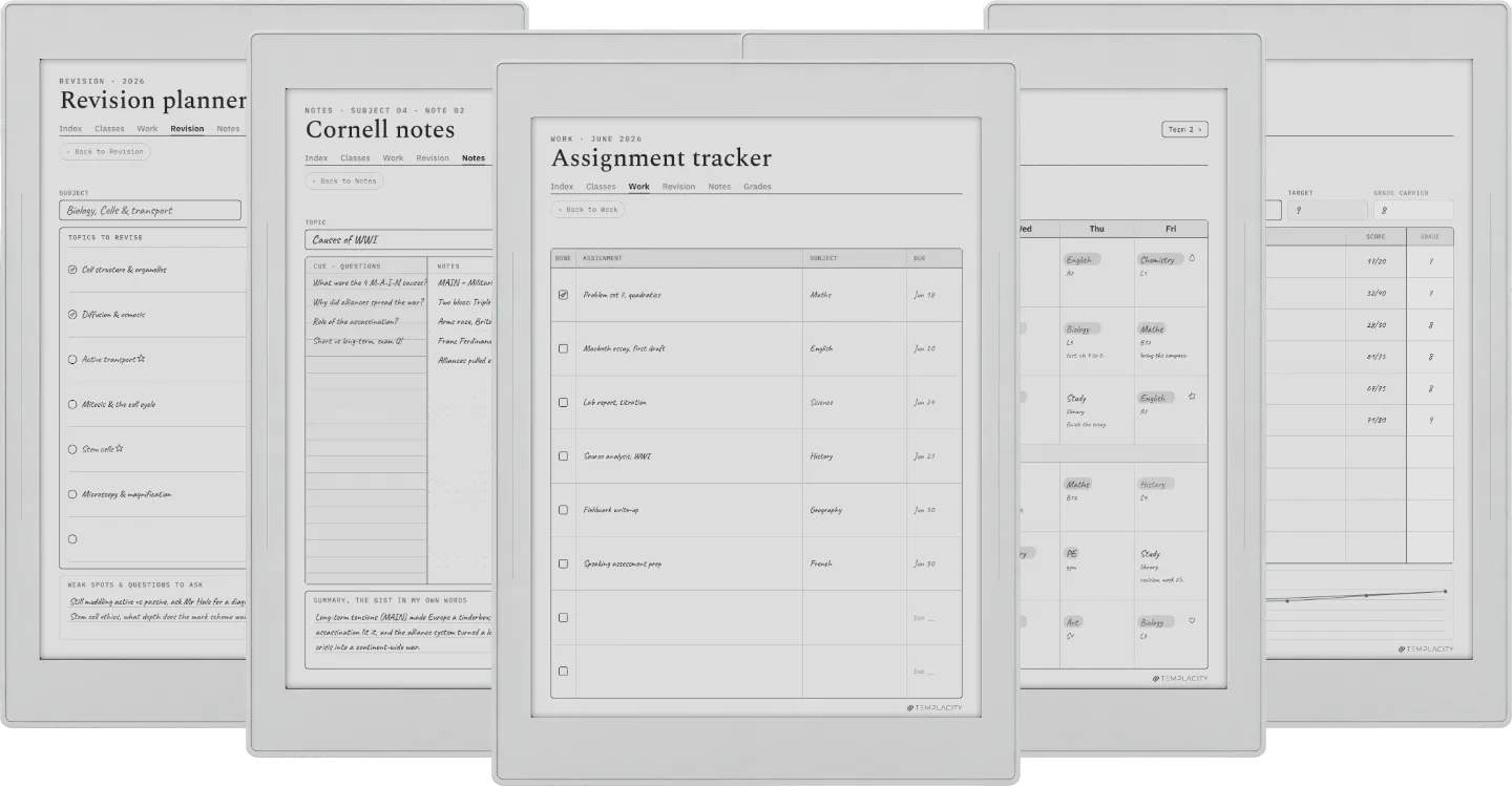 Digital Student Planner