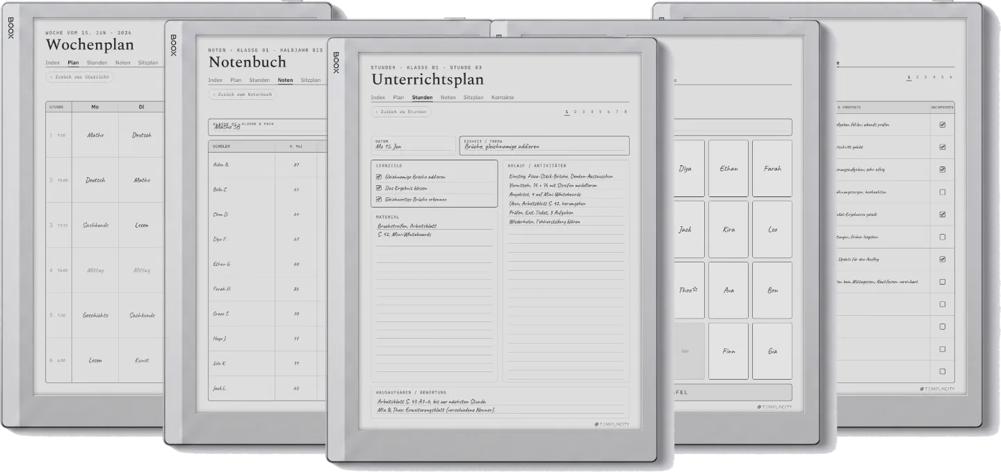The Planner · Lehrer