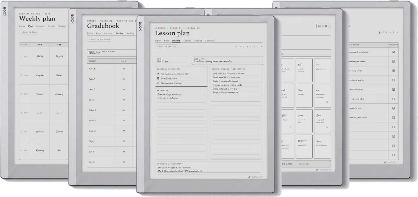 The Planner · Teacher