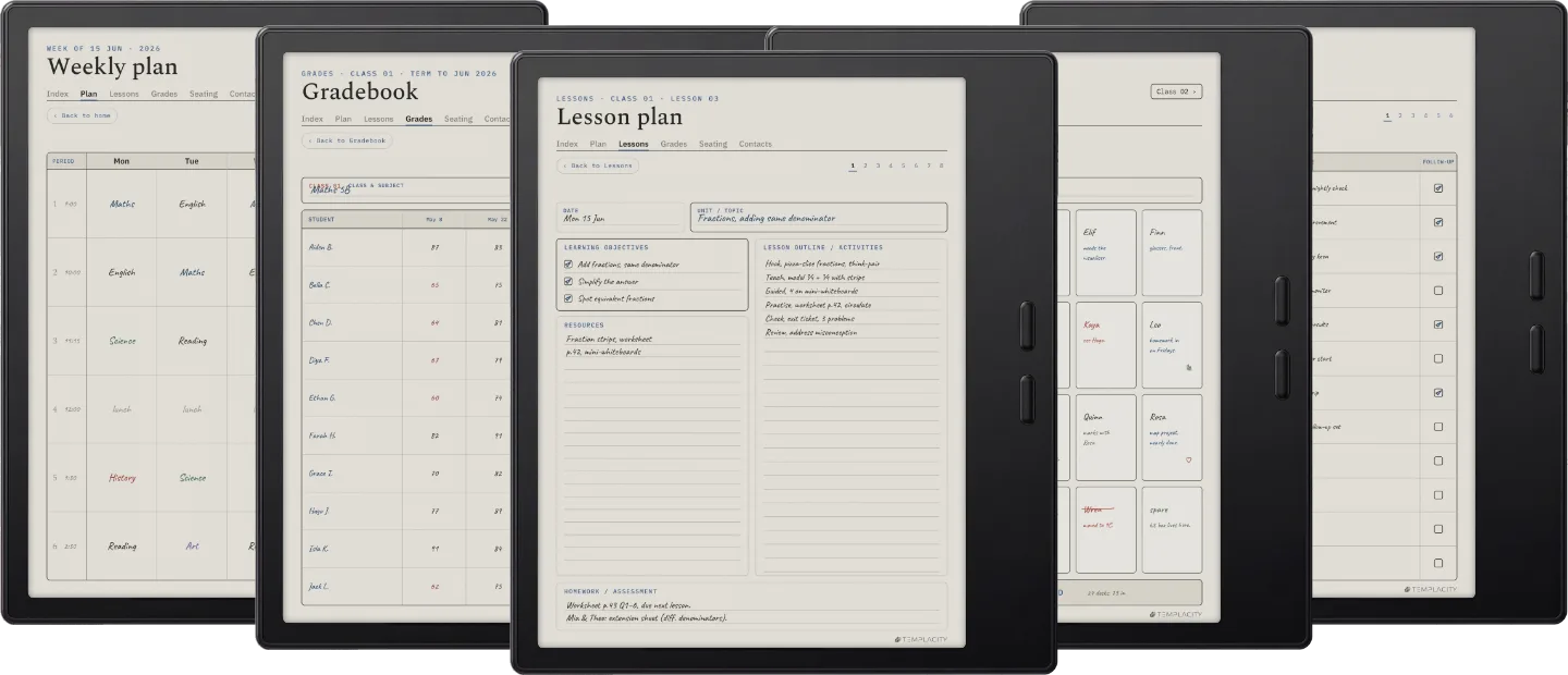 The Planner · Teacher