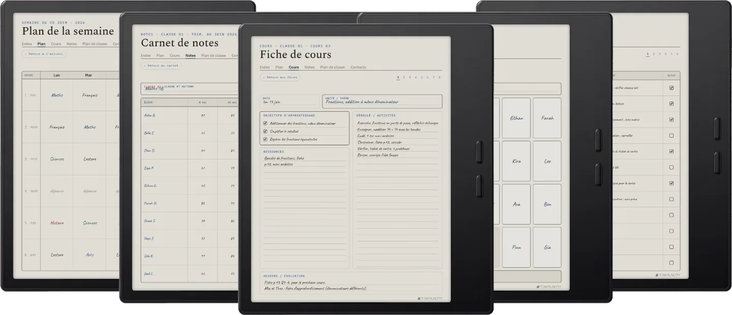 The Planner · Enseignant