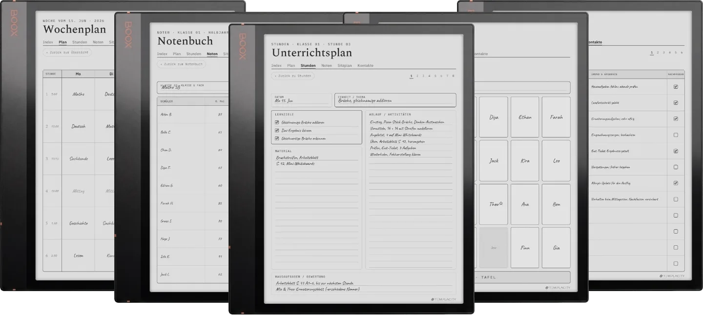 The Planner · Lehrer