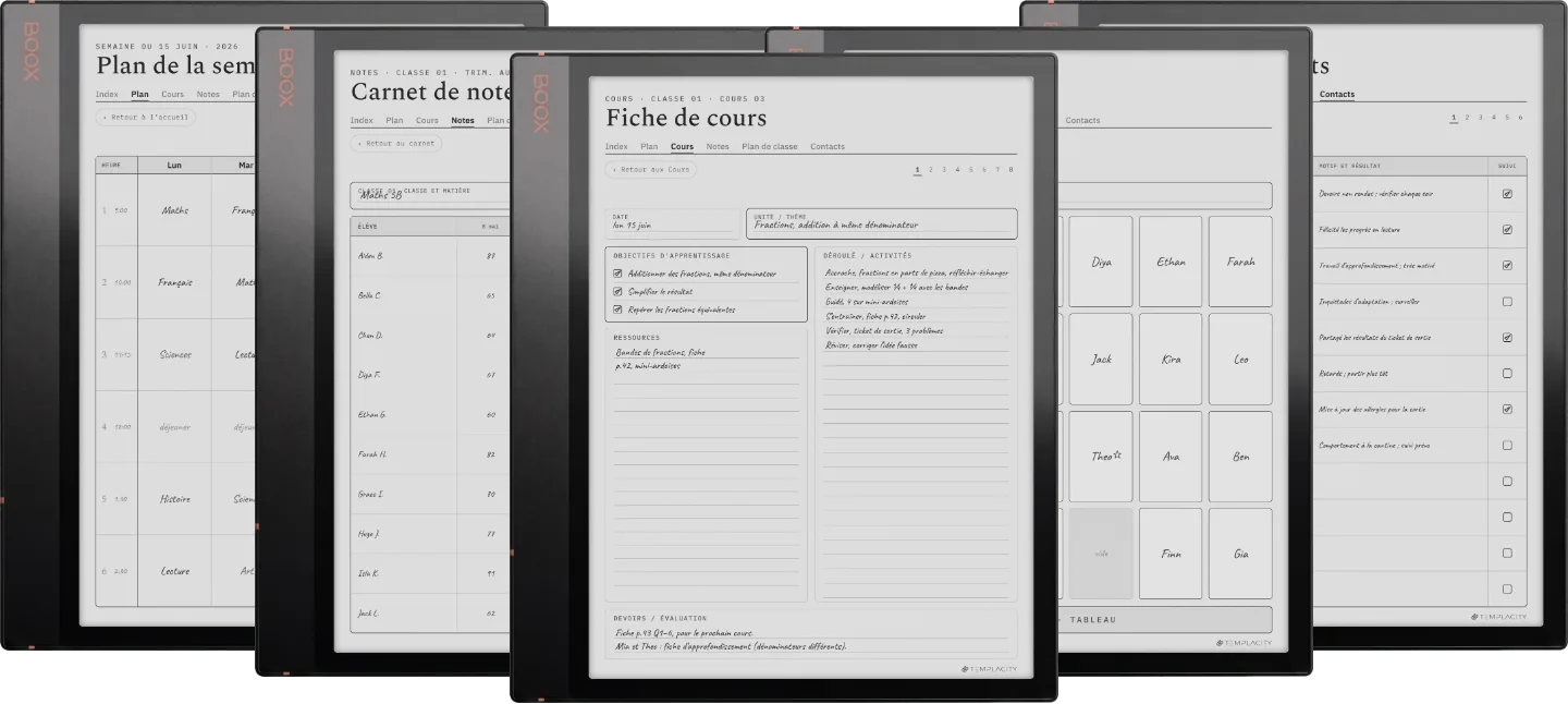 The Planner · Enseignant