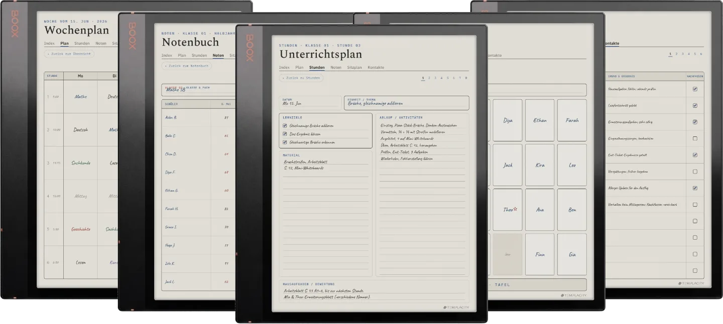 The Planner · Lehrer