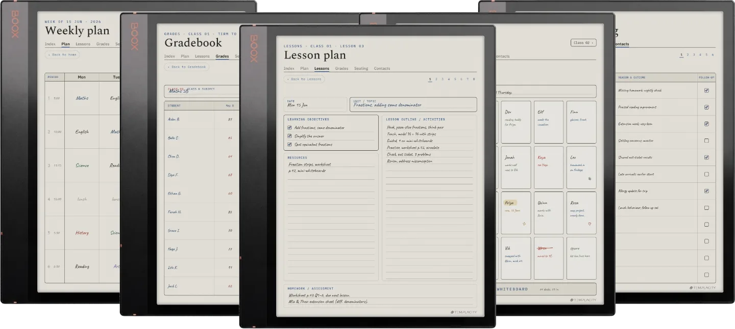 The Planner · Teacher