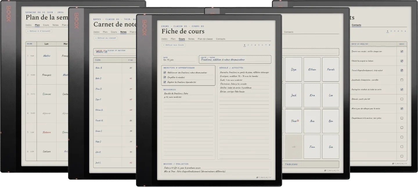 The Planner · Enseignant