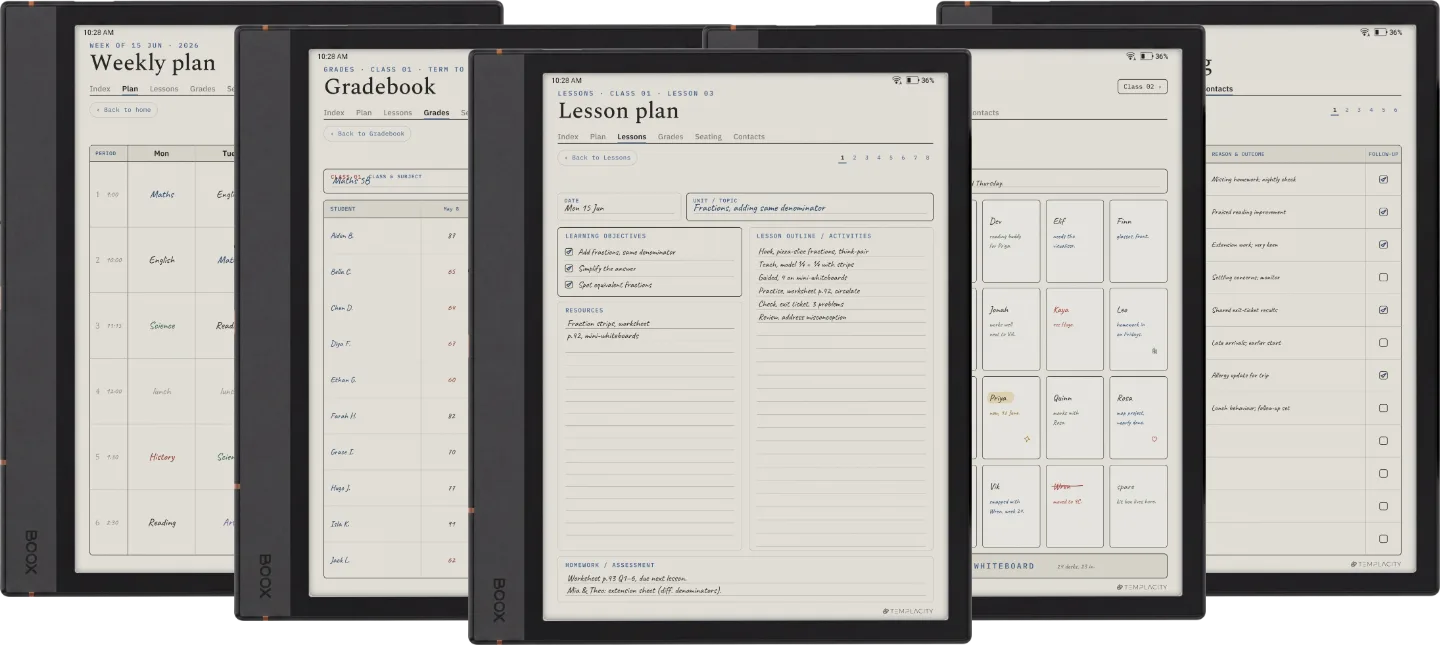 Digital Teacher Planner