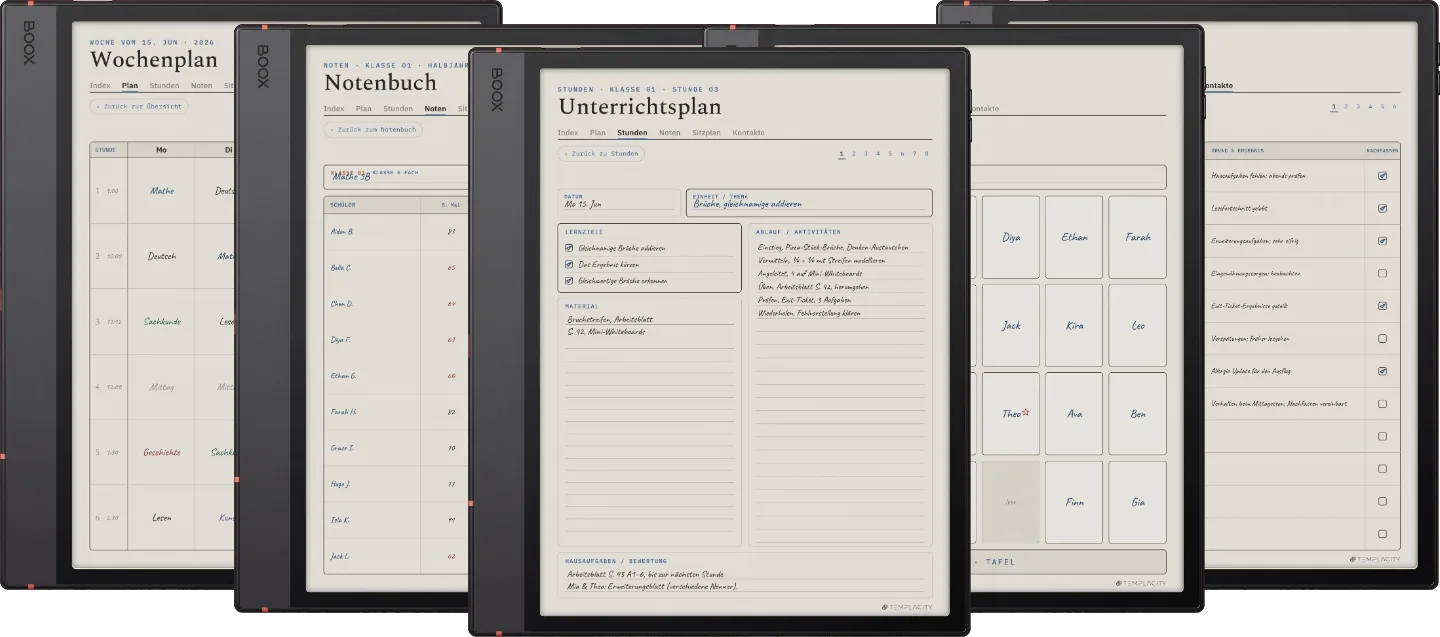 The Planner · Lehrer
