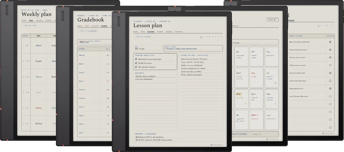 The Planner · Teacher