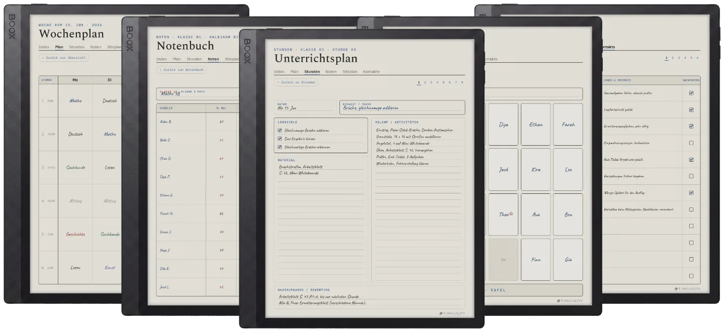 The Planner · Lehrer