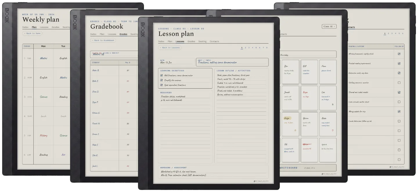 The Planner · Teacher