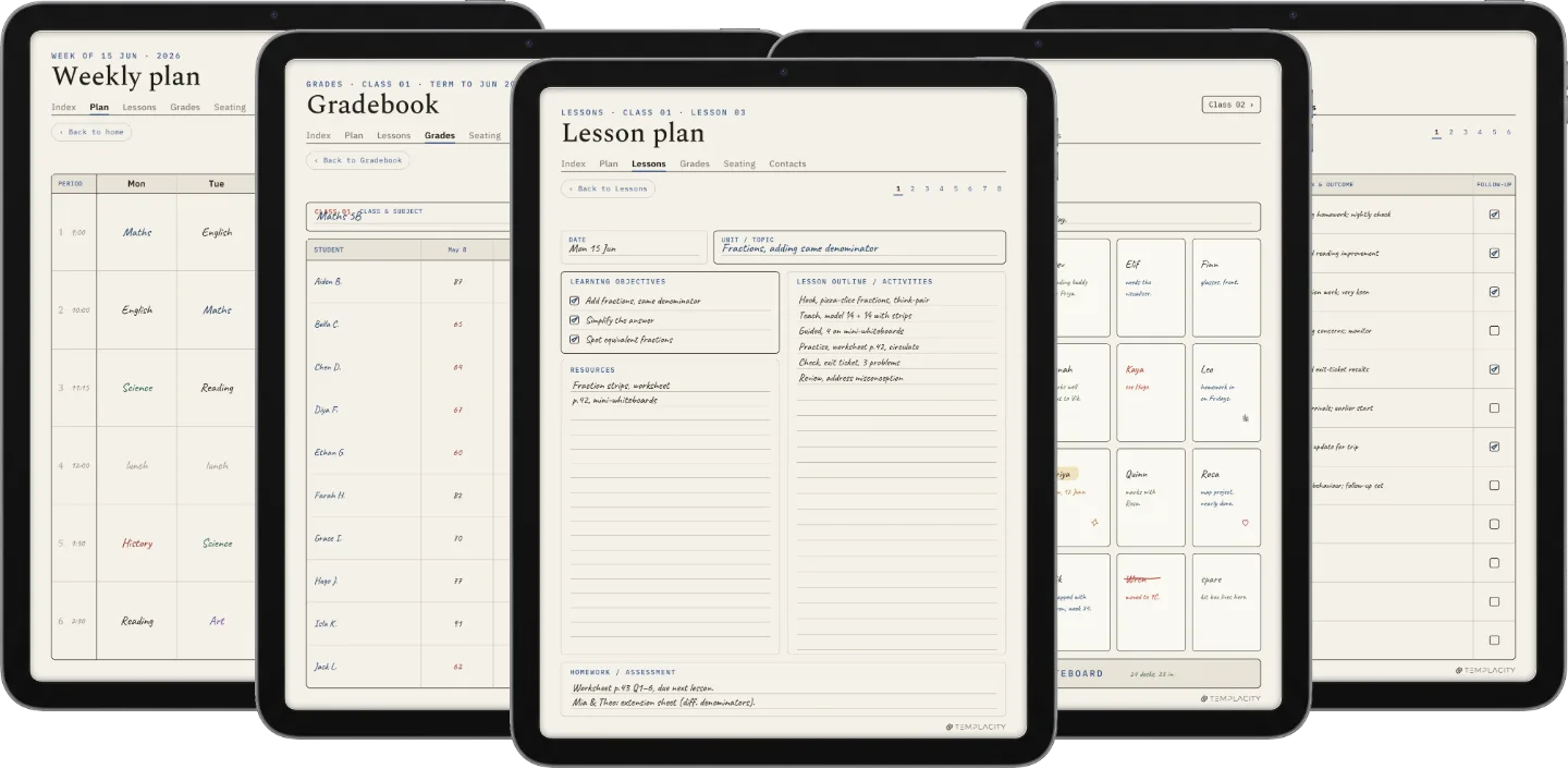 The Planner · Teacher
